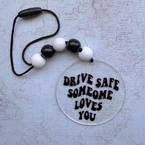 Car charm view mirror hanging.